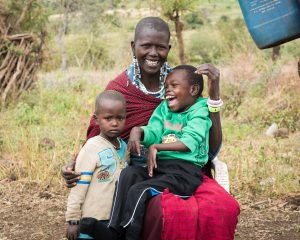 Rwanda African family