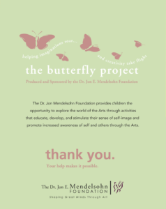 butterfly project wall poster